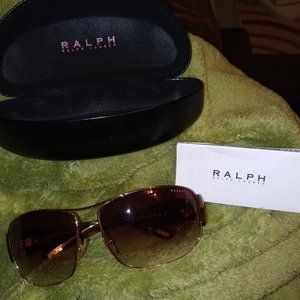 NEW RALPH LAUREN SUNGLASSES and BLACK ON BLACK  MESH FABRIC BUCKET SEAT COVERS